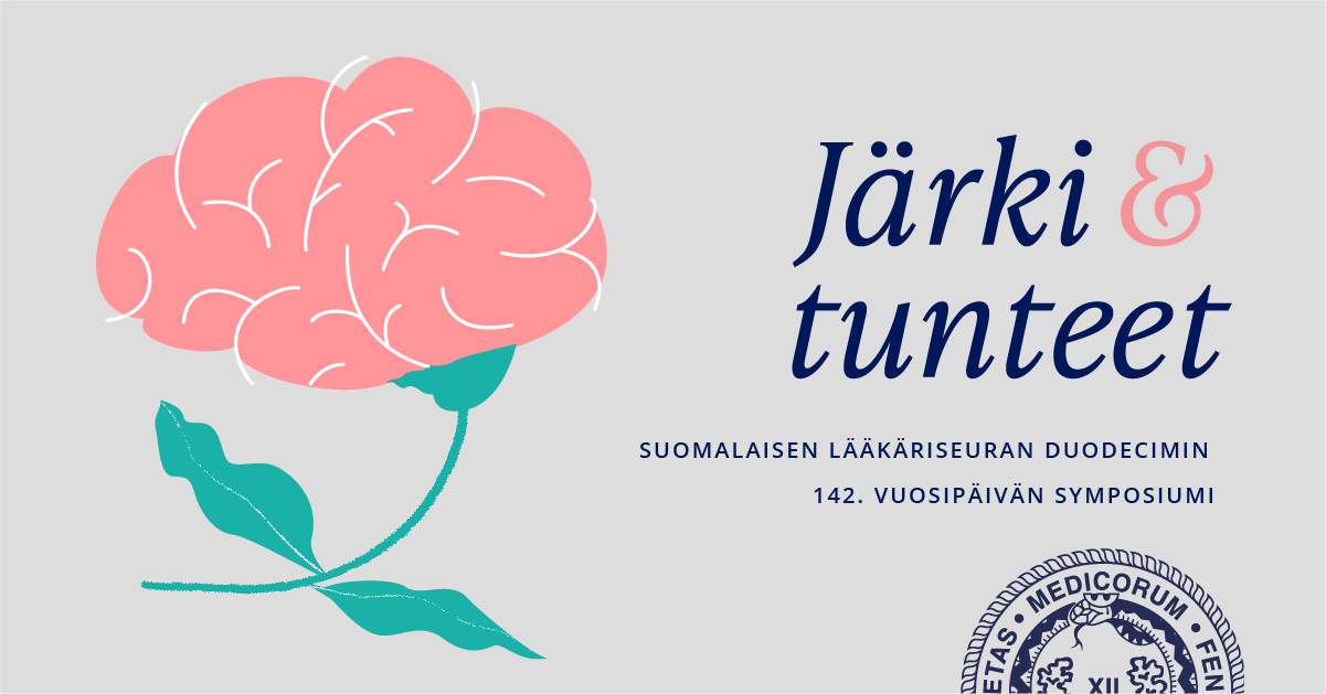 142. vuosipäivän uutiskuva: teemana on Järki ja tunteet. Kuvassa kukka, joka on aivojen muotoinen.