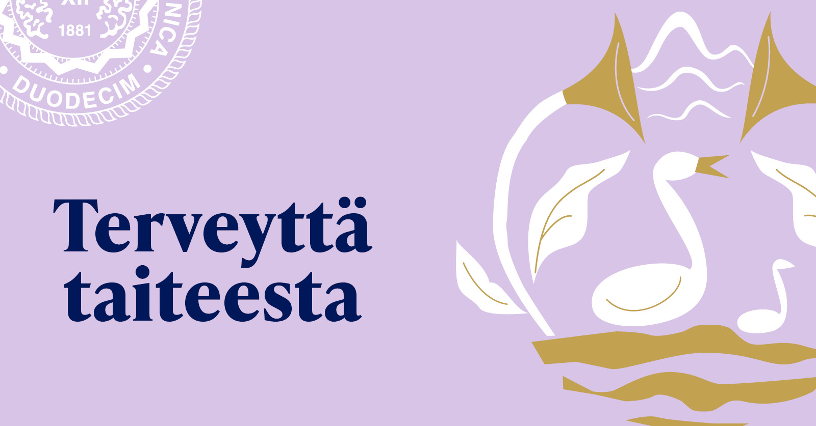 Terveyttä taiteesta -kulttuuriseminaarin kuvituskuva